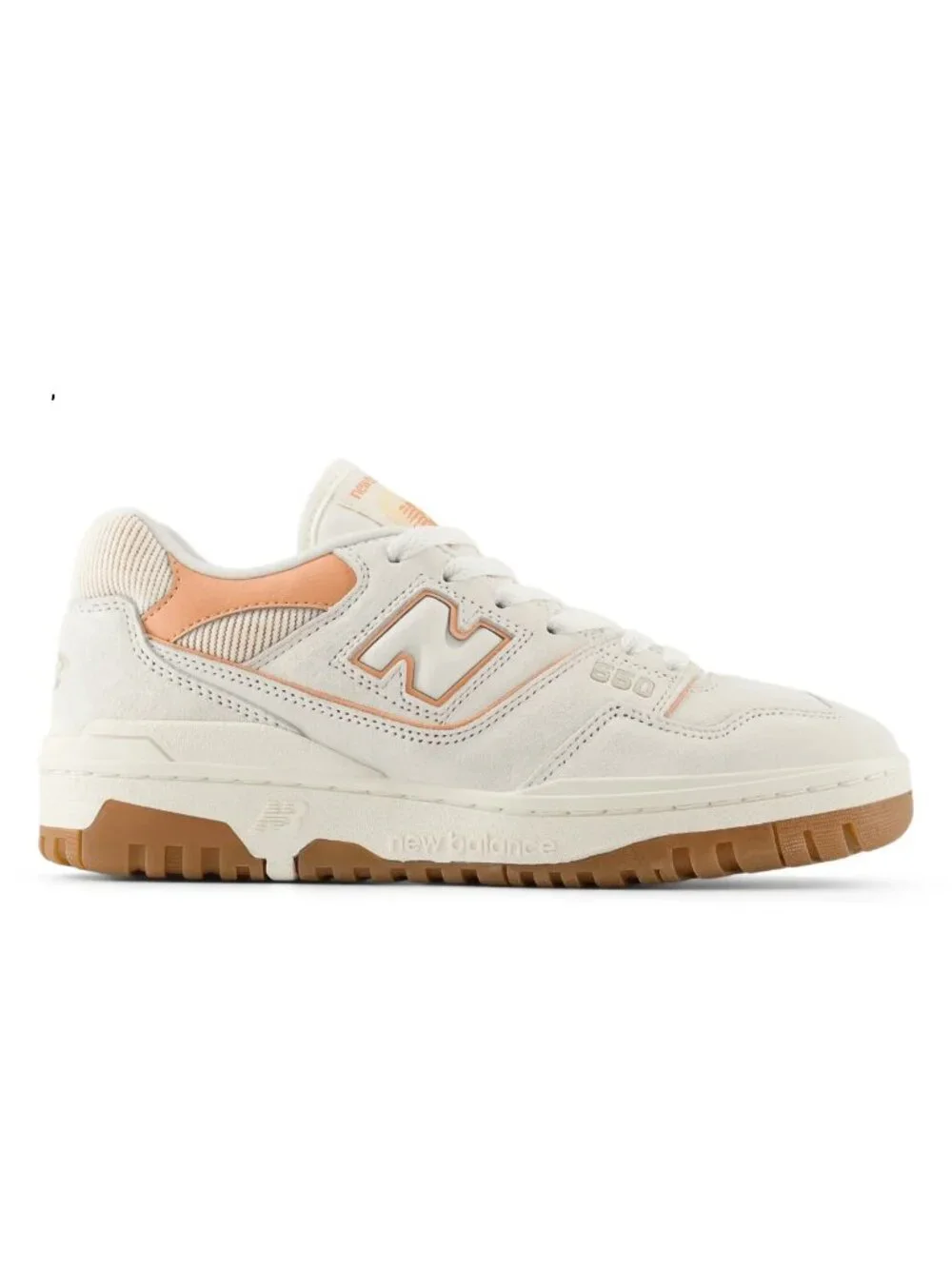 NWT New Balance 550 Basketball Sneaker - Sea Salt & Peach Nectar - Size 6.5B